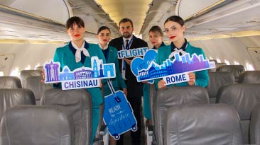 FLYONE has launched the Chisinau-Rome route!