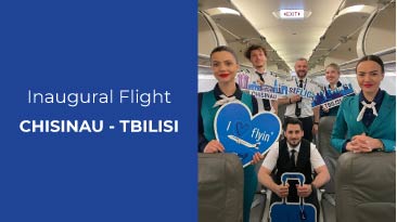 FLYONE opened direct flights from Chisinau to Tbilisi!