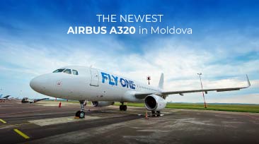 FLYONE expanded its fleet with the newest Airbus A320 from Moldova!