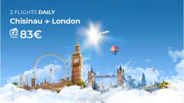 FLYONE announces 2 daily flights to London!  